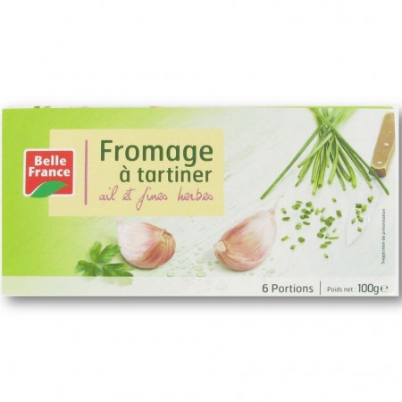 6 Fromages à tartiner ail et fines herbes
